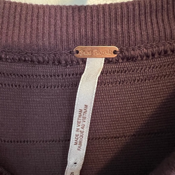 FREE PEOPLE Take a Spin Tunic size S. Color: Black Honey ( deep maroon) - Picture 12 of 13